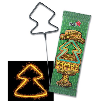 Елочка Бенгальские огни фигурные купить в Тайге | tajga.salutsklad.ru