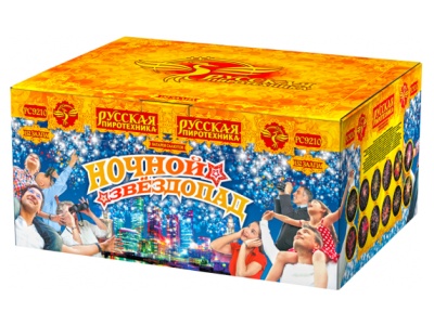 Ночной звездопад Комбинированный Фейерверк купить в Тайге | tajga.salutsklad.ru