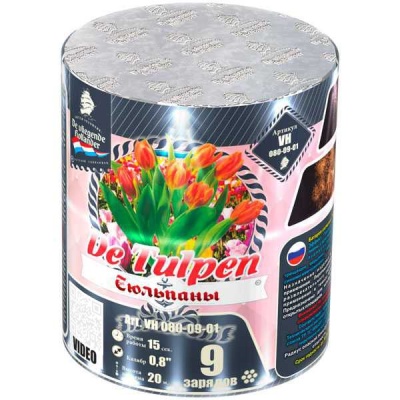 Тюльпаны Батарея салютов купить в Тайге | tajga.salutsklad.ru