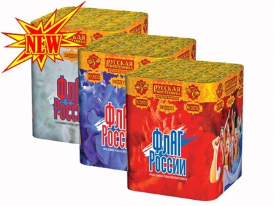 Флаг России Дневной фейерверк купить в Тайге | tajga.salutsklad.ru